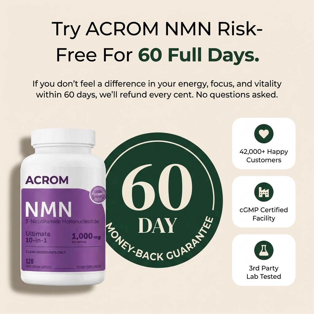 NMN Complex 1,000mg | 10-in-1 Cellular Energy Formula