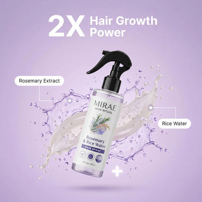 Rosemary + Rice Water Spray