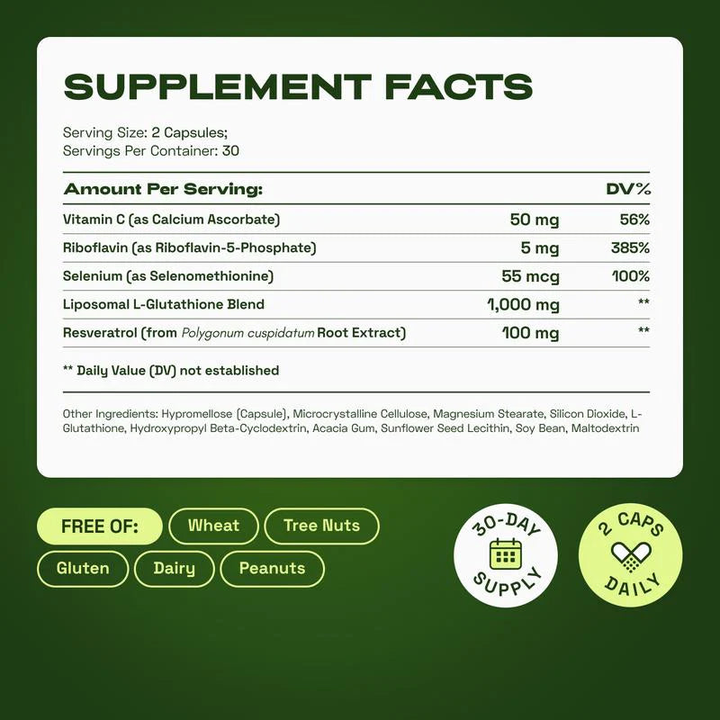 Liposomal Glutathione Supplement (30 Days)