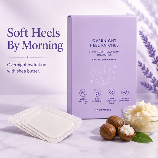 SilkStep™ Overnight Heel Moisture Patches