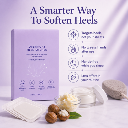 SilkStep™ Overnight Heel Moisture Patches