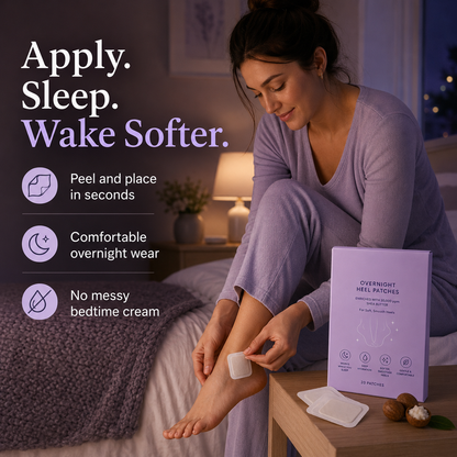 SilkStep™ Overnight Heel Moisture Patches