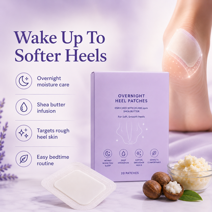 SilkStep™ Overnight Heel Moisture Patches