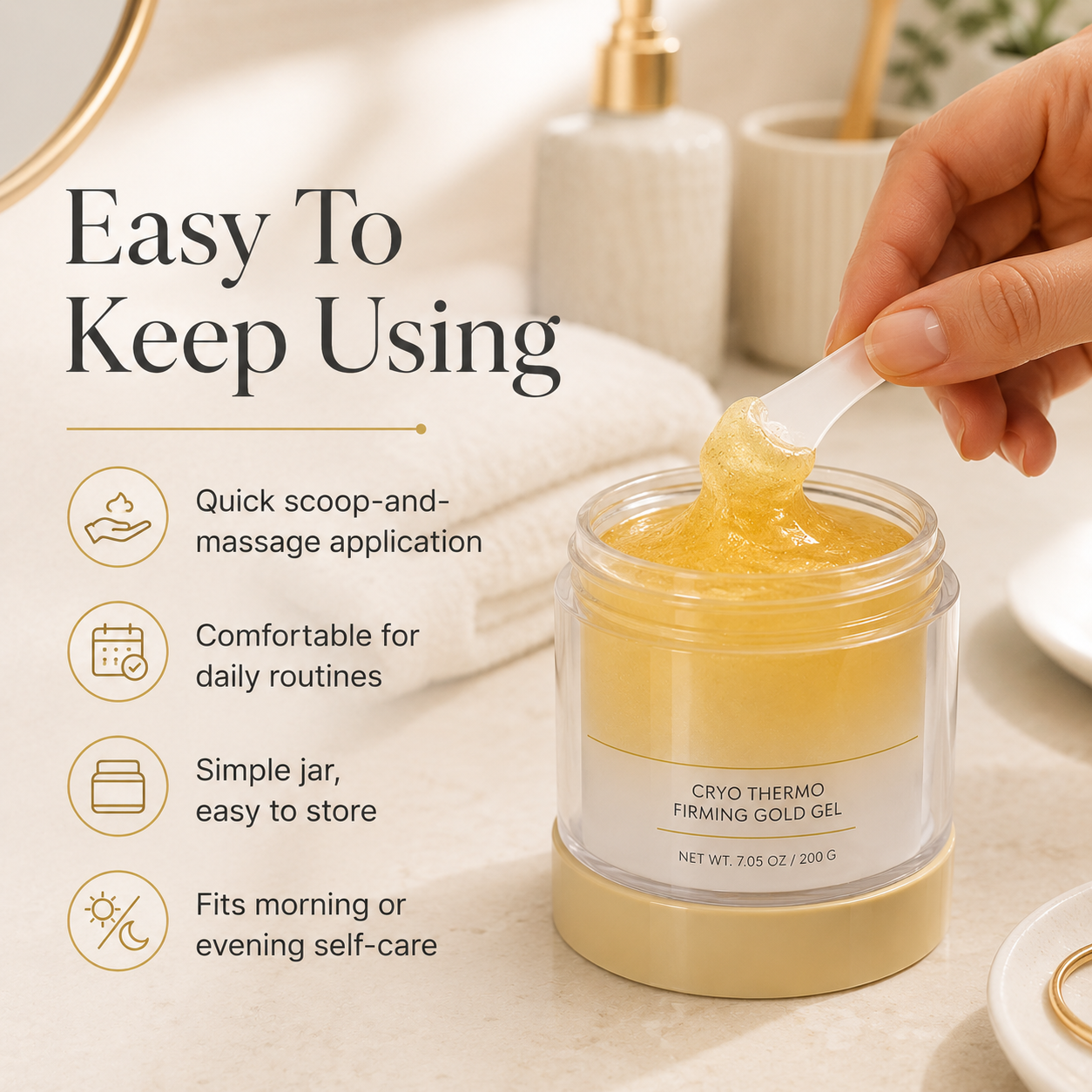 Aurelia™ Cryo-Thermo Sculpting Gold Gel