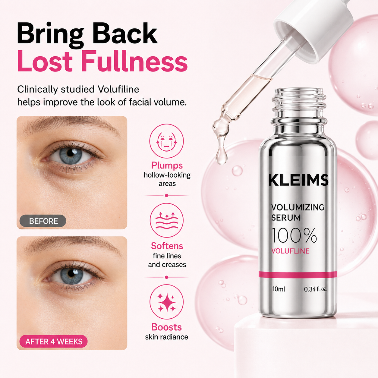 100% Volufiline Volumizing Serum