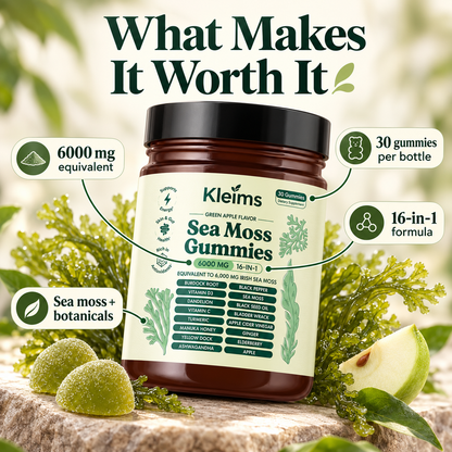 Kleims™ 16-in-1 Sea Moss Gummies
