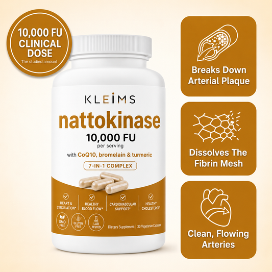 Nattokinase 10,000 FU – Heart & Circulation Support
